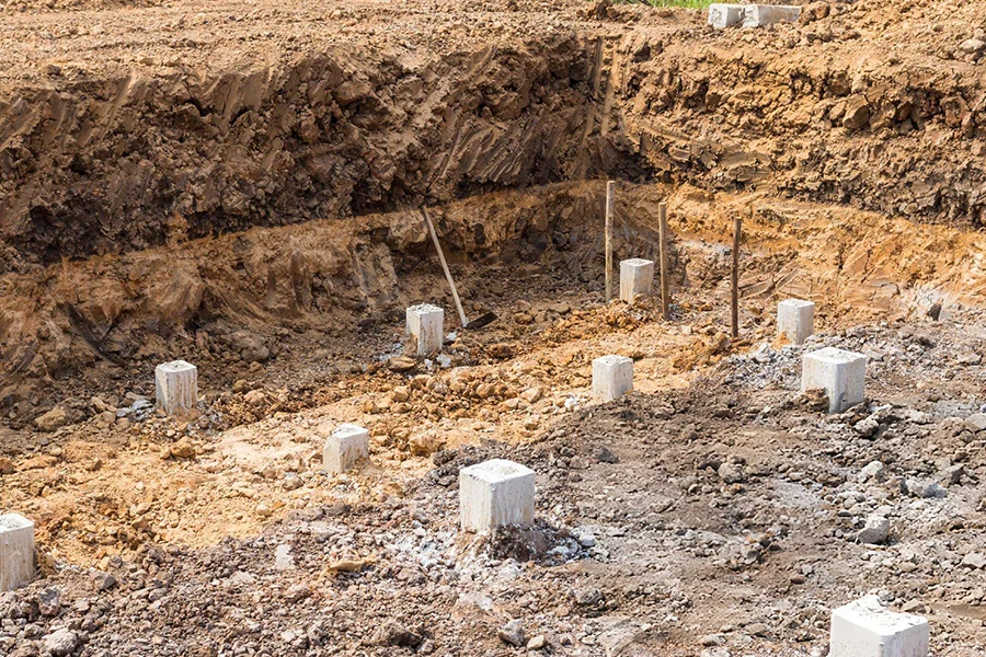 Pre-Contruction Pier Installation in Hopkinsville, KY